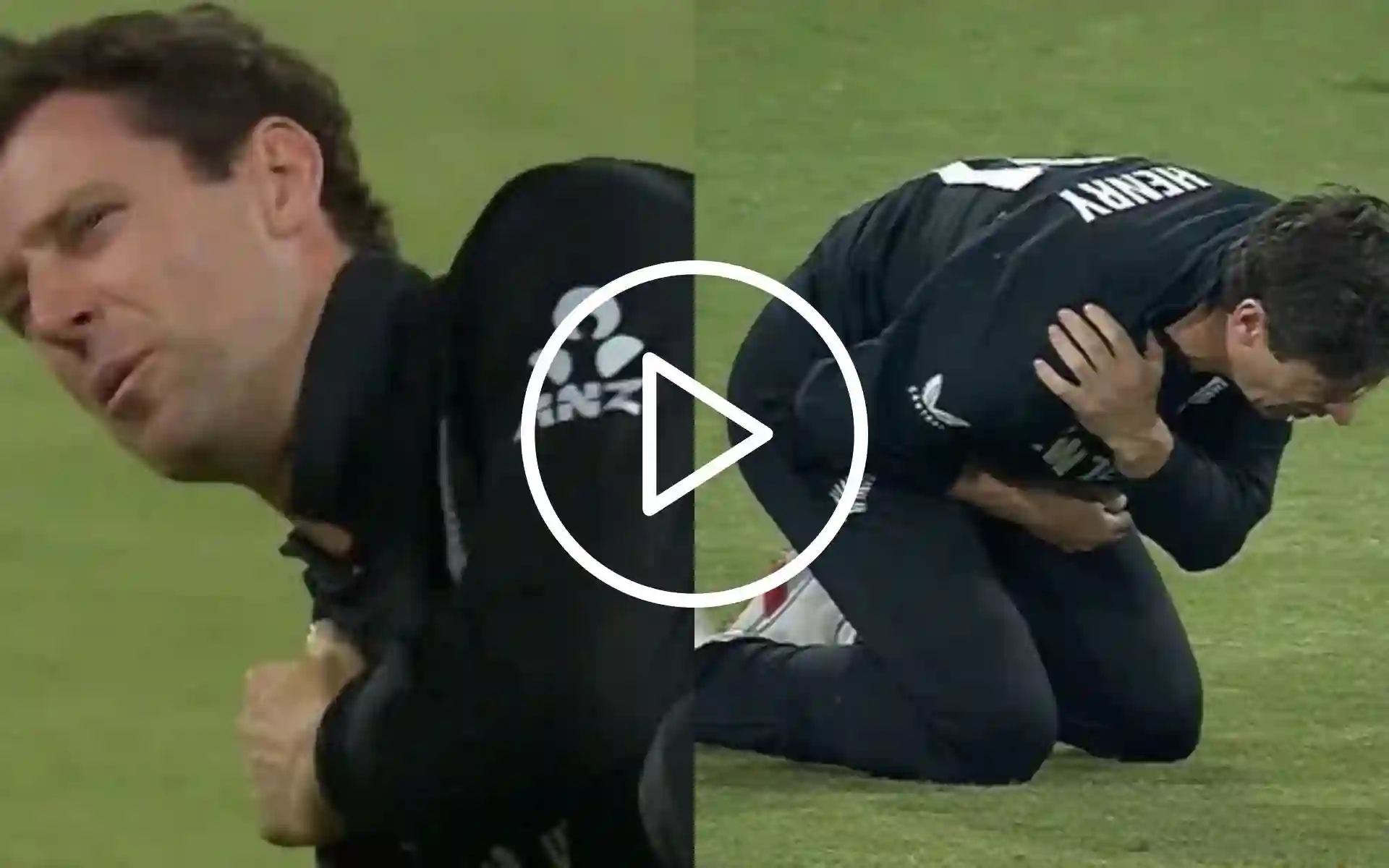 [Watch] Matt Henry Cries In Pain After Injuring His Shoulder With A Diving Catch Of Klaasen